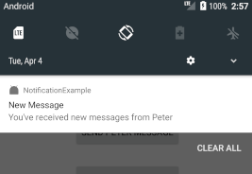 Android o notification